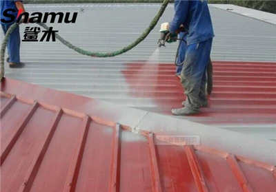 Kleur stalen tegel dak waterdichte polyurea verf